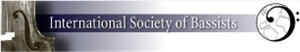 International Society of Bassists logo